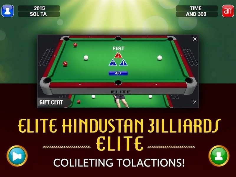 Hindustan Billiards Elite Gameplay Hindustan Billiards Elite Game Screenshot